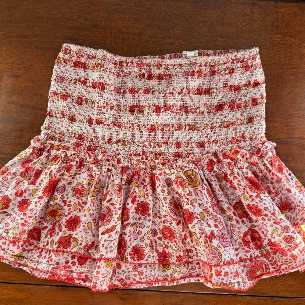 Poupette St. Barth Floral Mini Skirt